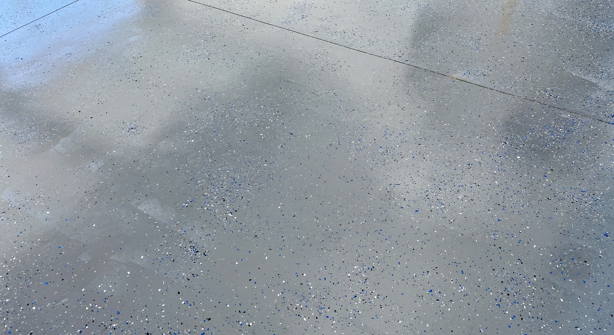 a polished customised concrete